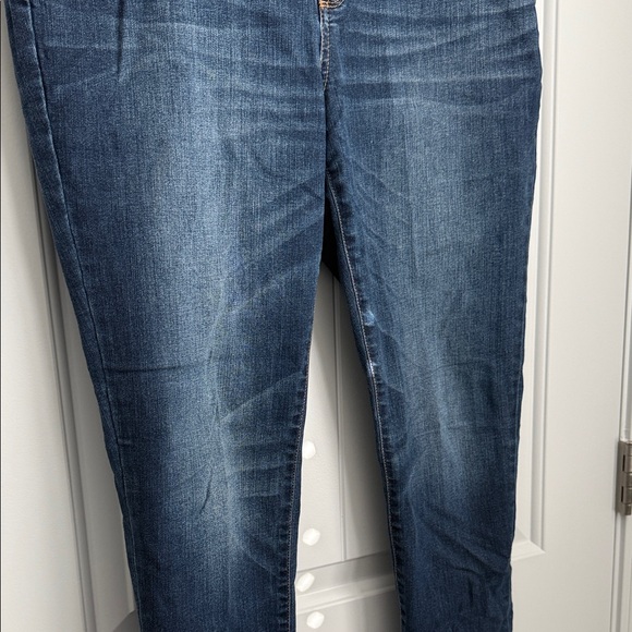 St. John's Bay Dark Blue Skinny Jeans - Picture 3 of 10